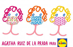 ep lidl y agatha ruiz de la prada lanzan una coleccion de mascarillas solidarias