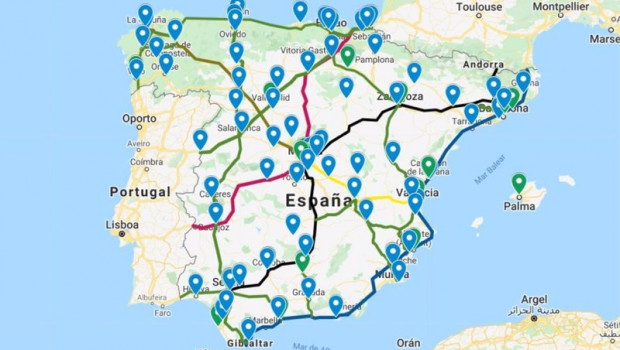 ep mapa del posible despliegue de hidrogeneras en espana