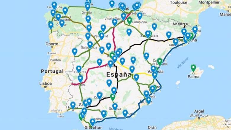 ep mapa del posible despliegue de hidrogeneras en espana