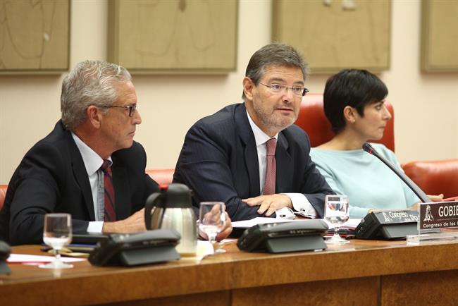 El ministro de Justicia, Rafael Catalá, comparece en la Comisión de Justicia | EUROPA PRESS ep ministrojusticia rafael catala comparecela comisionjusticia