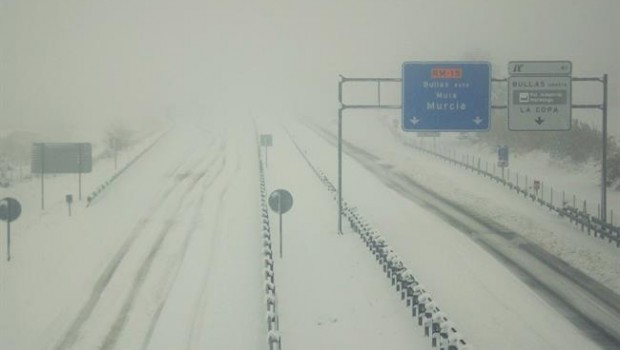 ep nieve carretera nevada fri temporal