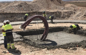 ep obras de los parques eolicos del proyecto goya en azuara zaragoza