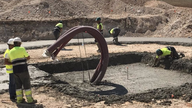 ep obras de los parques eolicos del proyecto goya en azuara zaragoza