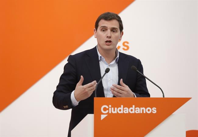 Rueda de prensa del líder de Ciudadanos, Albert Rivera | EUROPA PRESS ep ruedaprensaliderciudadanos albert rivera 20180411153402