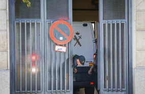 ep un coche de la guardia civil en un juzgado