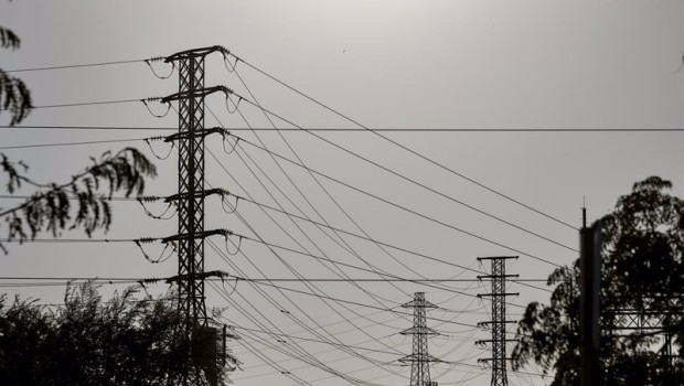 ep vista de una torre de alta tension a 23 de agosto de 2023 en madrid espana en esta cuarta ola de