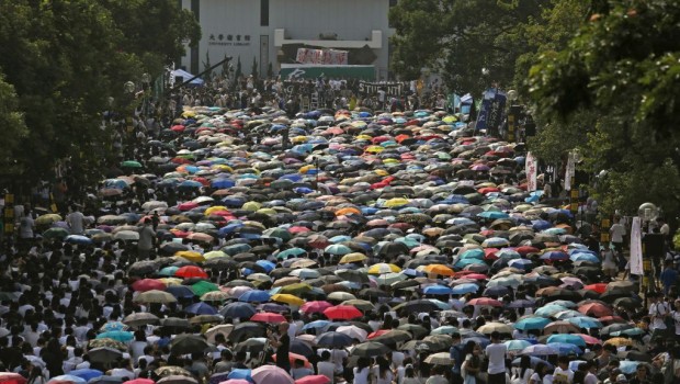 hong kong, revoluciÃƒÂ³n, paraguas, umbrella, china