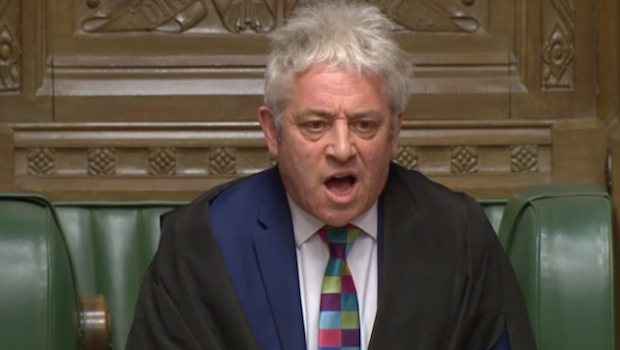 parliament house of commons speaker john bercow