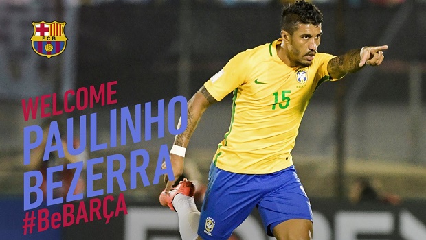 El FC Barcelona hace oficial el fichaje de Paulinho | FC BARCELONA paulinho bezerra barcelona