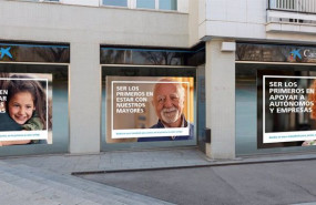 ep archivo   campana de caixabank tras su fusion con bankia