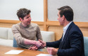 ep archivo   carlos torres vila presidente de bbva y sam altman ceo y cofundador de openai