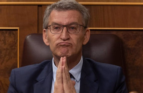 ep archivo   el presidente del pp alberto nunez feijoo durante una sesion plenaria en el congreso de
