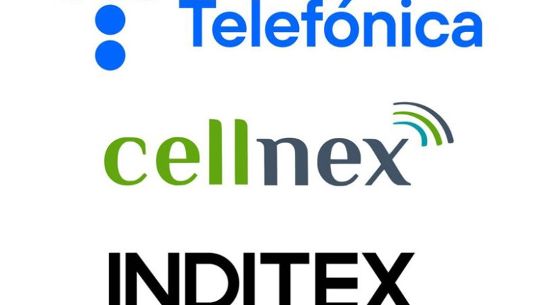 Archivo - Foto de Telefónica, Cellnex e Inditex. | EUROPA PRESS - Archivo ep archivo foto de telefonica cellnex e inditex