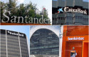 ep archivo   logo de santander caixabank bbva sabadell y bankinter