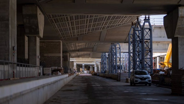 ep archivo   obras en la estacion de la sagrera a 28 de agosto de 2024 en barcelona