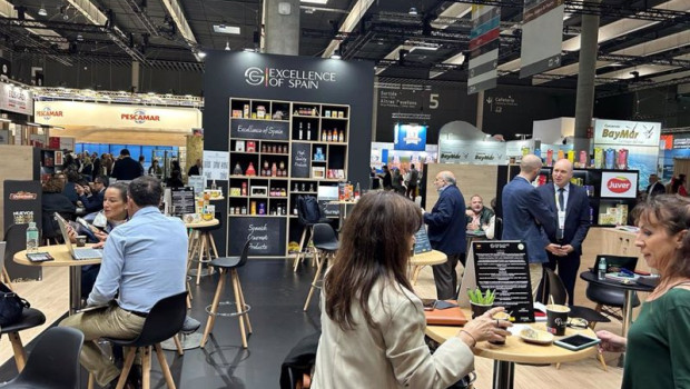 ep archivo   stand de la federacion espanola de industrias de alimentacion y bebidas fiab