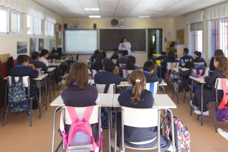 ep aula en un colegio madrileno