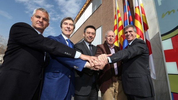 ep braida segundo por la izda junto bartomeu rexach bordas y mestre cuando formaba parte del