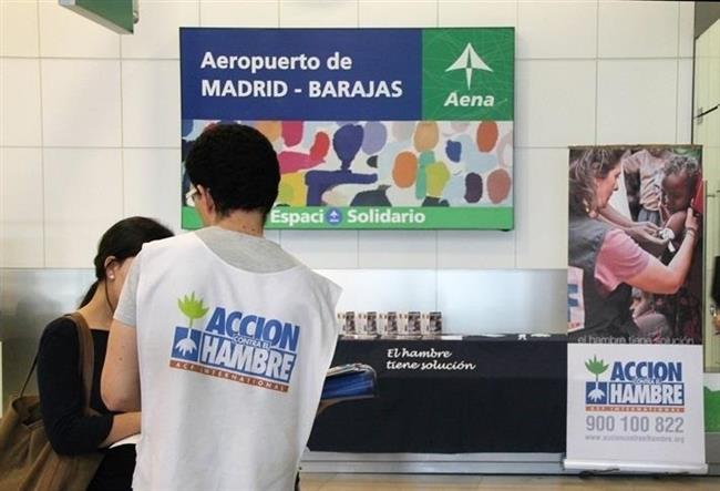 Campaña de Acción contra el Hambre | AEROPUERTO MADRID BARAJAS ep campanaaccionhambre