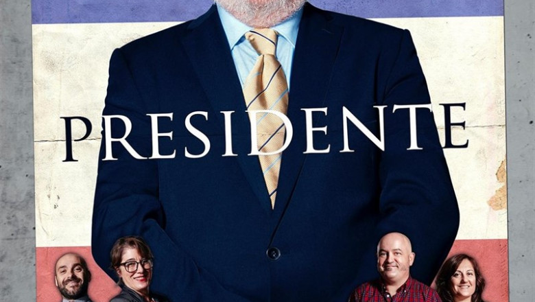 Cartel promocional de la obra 'Presidente', interpretada por el fallecido Celso Parada | ESCENA GALEGA ep cartel promocionalla obra presidente interpretadafallecido celso parada