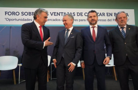 ep el consejero delegado de bme javier hernani i1 el lehendakari inigo urkullu i2 y el presidente de