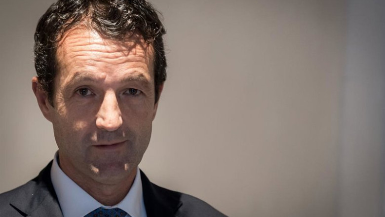 El Executive Chairman Indra Group, Ángel Escribano Ruiz, durante el foro 'A los 40 años de la adhesión: cómo España quiere que Europa sea' organizado por la Fundación Carlos Amberes, en la IE University, a 15 de octubre de 2025, en Madrid (España). | Diego Radamés - Europa Press ep el executive chairman indra group angel escribano ruiz durante el foro a los 40 anos de la