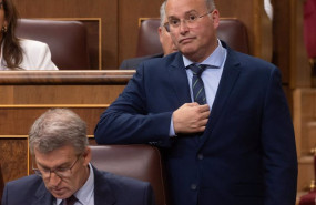 ep el lider del pp alberto nunez feijoo i y el portavoz del pp en el congreso miguel tellado d