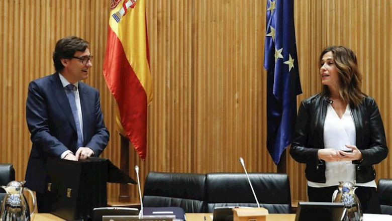 ep el ministro de sanidad salvador illa i en el congreso ep el ministro de sanidad salvador illa i en el congreso
