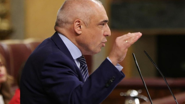 El portavoz del PSOE en el Congreso, Rafael Simancas, durante el Pleno extraordinario en el Congreso para tratar la gestión del 'Open Arms'. | Jesús Hellín - Europa Press ep el portavoz del psoe en el congreso rafael simancas durante el pleno extraordinario en el