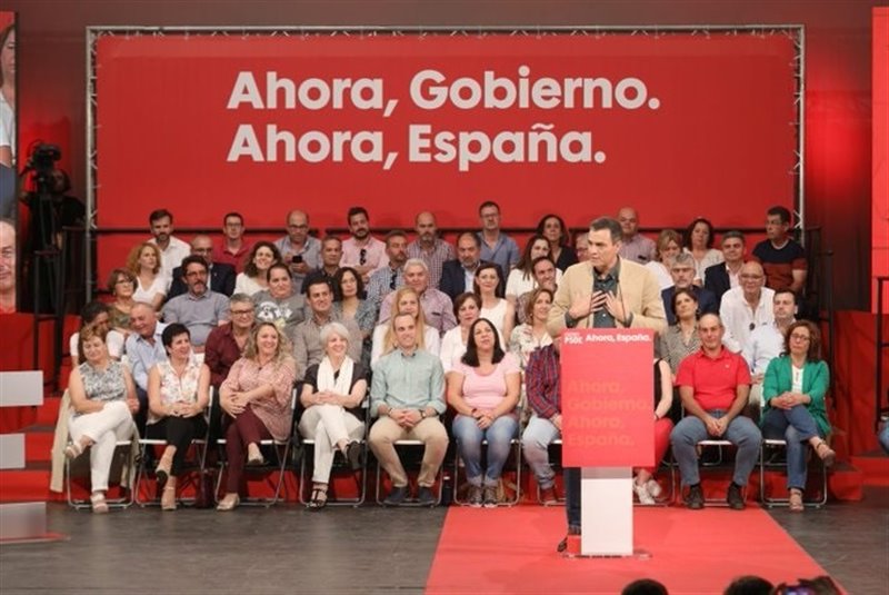ep el secretario general del psoe pedro sanchez en un acto en caceres