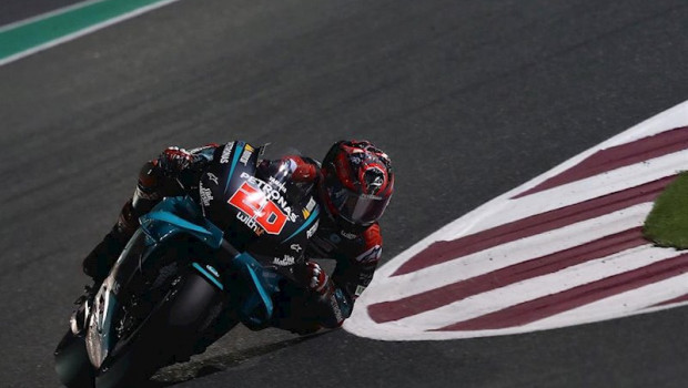 ep fabio quartararo durante un test de pretemporada
