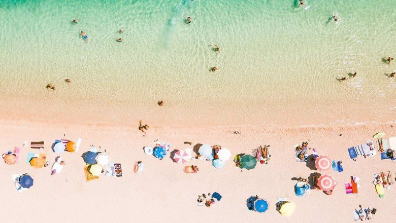 Imagen aéra de una playa | VODAFONE ep imagen aera de una playa