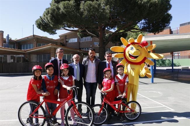 Javier Guillén en un acto de Aulas Ciclistas de Cofidis | EUROPA PRESS ep javier guillenun actoaulas ciclistascofidis