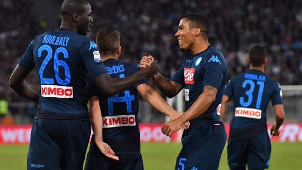 ep koulibaly celebrandogolsus companerosnapoles