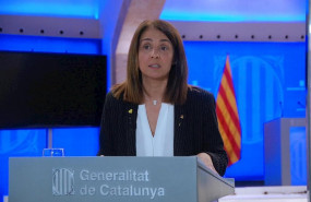 ep la consellera de presidencia meritxell budo en una imagen de archivo en rueda de prensa