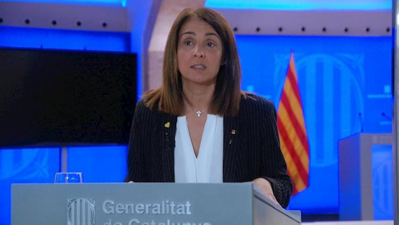 ep la consellera de presidencia meritxell budo en una imagen de archivo en rueda de prensa