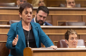 ep la portavoz de eh bildu en el congreso mertxe aizpurua interviene durante una sesion de control