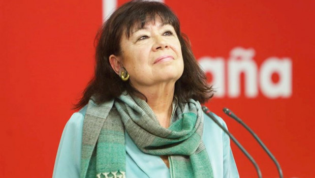 ep la presidenta del psoe cristina narbona interviene en una rueda de prensa posterior a la reunion