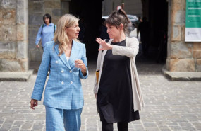 ep la vicepresidenta segunda del gobierno de espana yolanda diaz i y la vicepresidenta tercera y