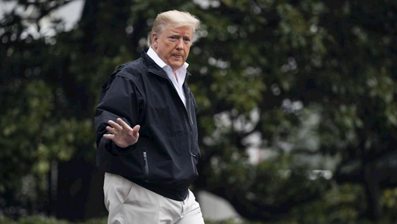 March 6, 2020 - Washington, DC, United States: Wearing a windbreaker jacket, US President Donald J. Trump departs the White House after signing the 8.3 billion US dollar coronavirus supplemental funding bill in the Diplomatic Room. The President said they | Contacto - Archivo ep march 6 2020 - washington dc united states wearing a windbreaker jacket us president donald j