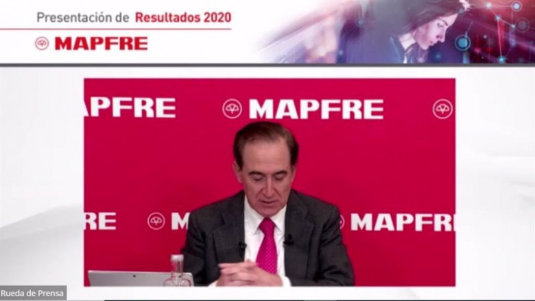 ep presidente de mapfre antonio huertas en los resultados de la compania correspondientes al