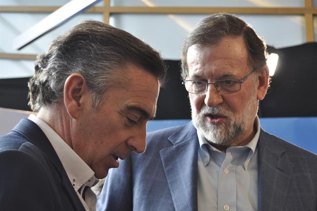ep presidentegobiernoespana mariano rajoy con luis maria beamonte