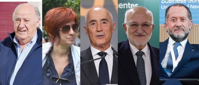 Lista Forbes: Amancio Ortega, su hija Sandra, Rafael del Pino y Juan Roig, los más ricos de España