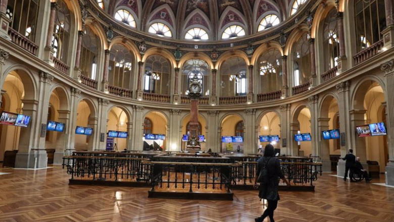 Vista general del Palacio de la Bolsa, a 10 de marzo de 2022, en Madrid (España). | Marta Fernández Jara - Europa Press ep vista general del palacio de la bolsa a 10 de marzo de 2022 en madrid espana