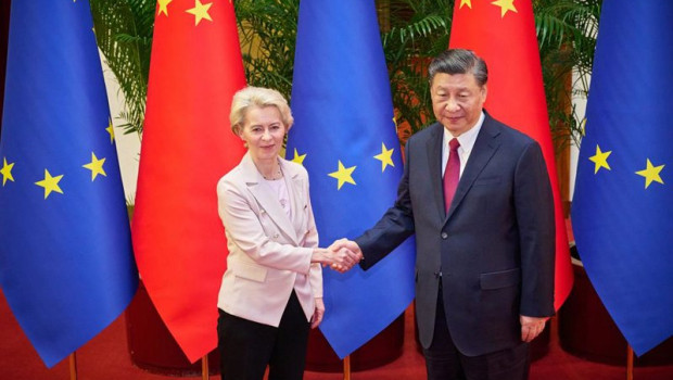 ep archivo   la presidenta de la comision europea ursula von der leyen y el presidente chino xi