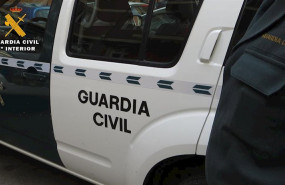 ep coche de la guardia civil imagen de archivo