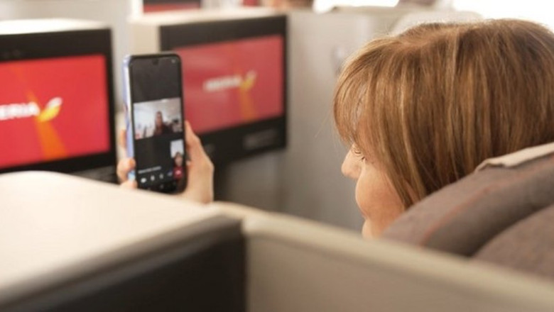 ep despega el primer avion de iberia con wifi de alta velocidad gratuito de starlink