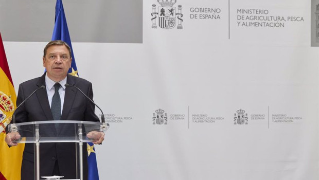 ep el ministro de agricultura pesca y alimentacion luis planas interviene durante la toma de