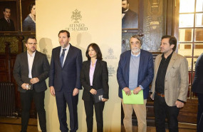 ep el ministro de transportes y movilidad sostenible oscar puente y los periodistas pedro garcia