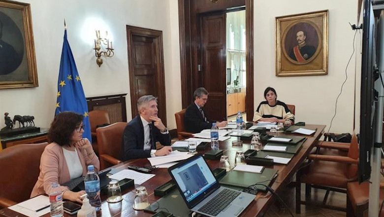 ep el ministro del interior fernando grande-marlaska en la reunion del comite estatal de ep el ministro del interior fernando grande-marlaska en la reunion del comite estatal de